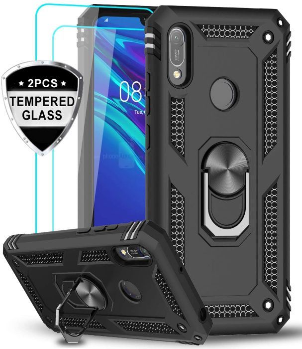 Husa hybrid ARMOR cu inel pt. Huawei Y6 2019 , Y6s 2019, Y7 2019