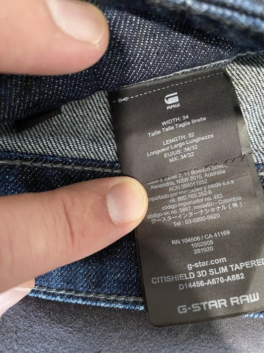 Дънки G-star W34 L32