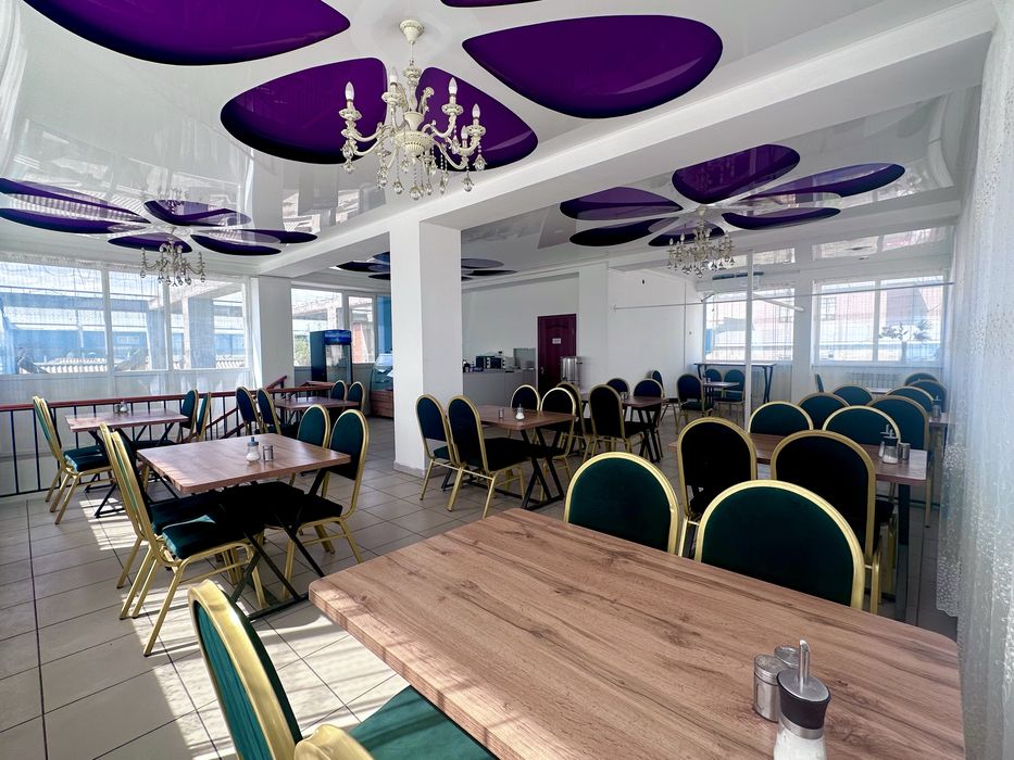 Столы и стулья, оборудование для общепита