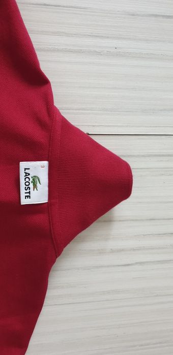 Lacoste Pique Cotton Mens Size 3 - S НОВО! ОРИГИНАЛ! Мъжка Тениска!