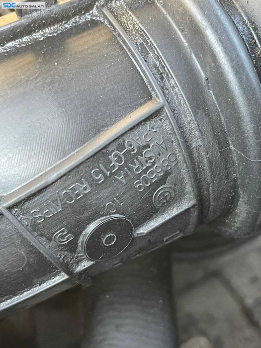 Furtun Conducta Tub Tubulatura Presiune Aer Turbo Turbina Turbosuflanta Intercooler BMW X1 E84 318 320 2.0 D N47 2009 - 2015 Cod 58650910 [C7528] [Depozit]