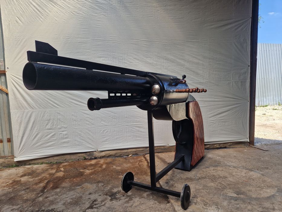 Мангал гриль барбекю револьвер