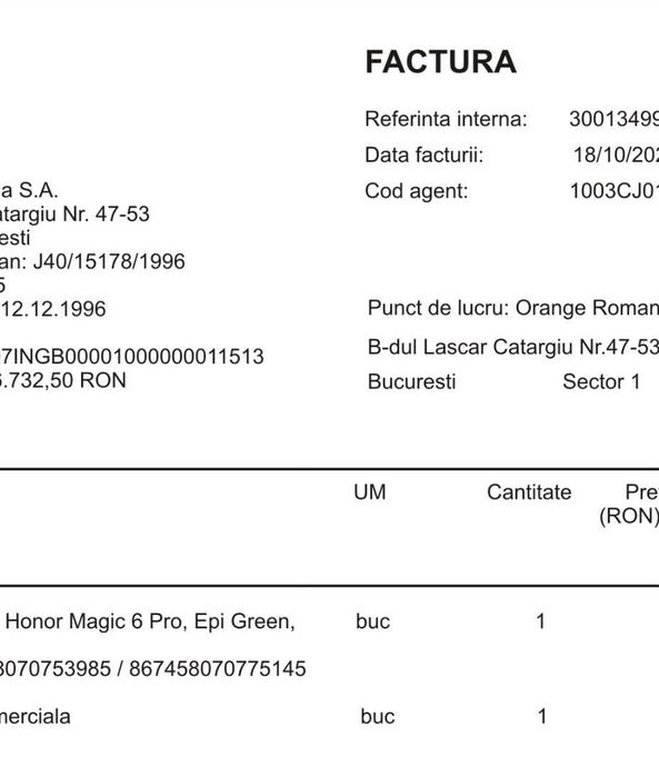 Honor Magic 6 pro, 512gb, nou, garantie, schimb cu Samsung s25