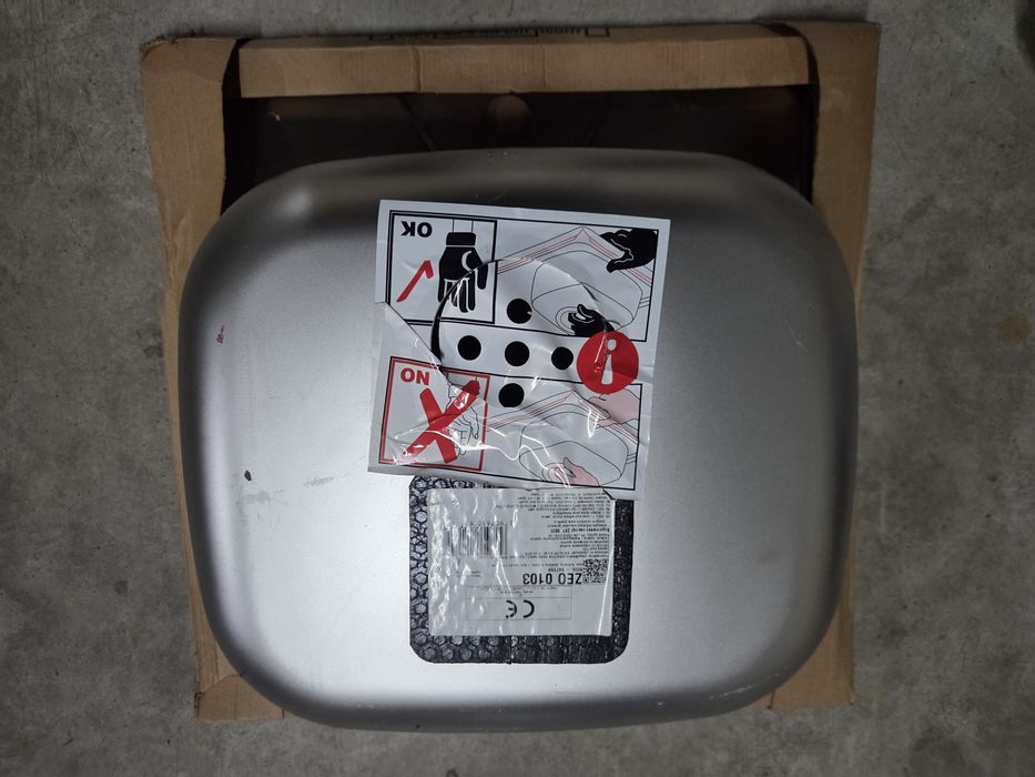Chiuveta inox 48x48