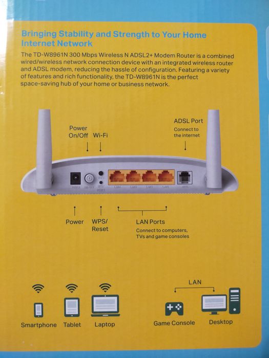 Роутер tp-link w8961n