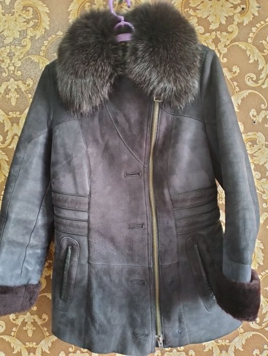 Натуральная дублёнка р.44