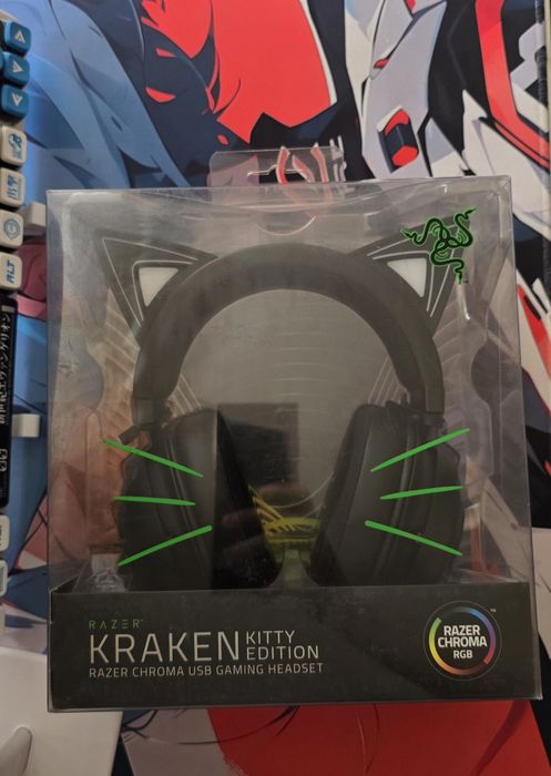 ЧИСТО НОВИ RAZER KRAKEN Kitty Edition USB