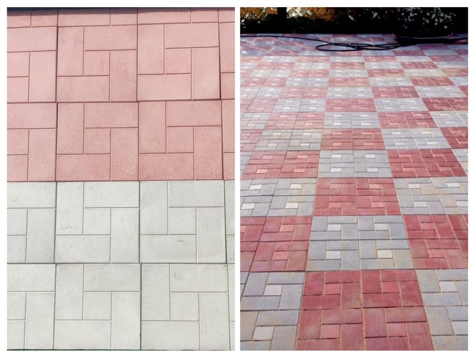 Тротуарная плитка, брусчатка, поребрик.