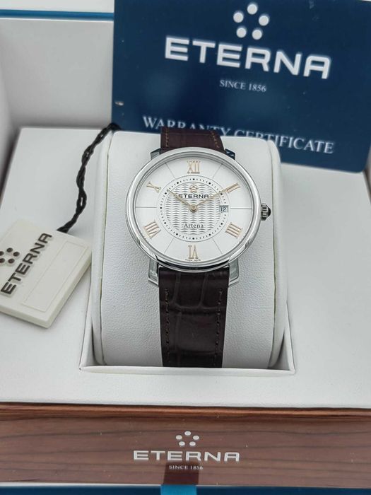 Ceas Eterna Artena 34 mm – Swiss Made – Sapphire – Nou – Full Set
