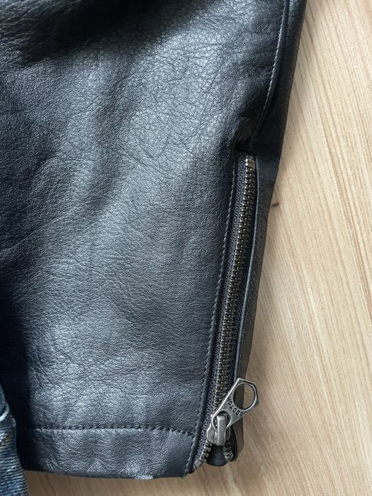 SCOTCH & SODA Leather vs Denim jacket/мъжко дънково яке /естествена кожа XL