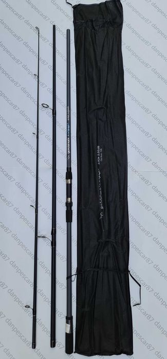 SET 4 Lansete 3,9m din 3 bucati + 4 Mulinete DIAMANT KT6000+ROLE  FIR