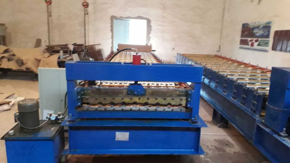 Продам линию по производству металлочерепицы и профнастила