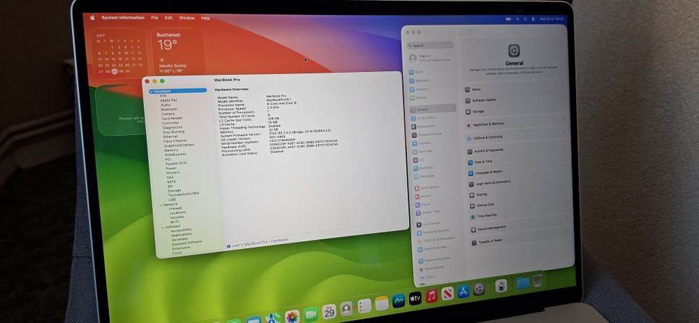 MacBook Pro 16", 2019 2.3  GHz 8-Core Intel Core i9, 32GB RAM 1TB SSD