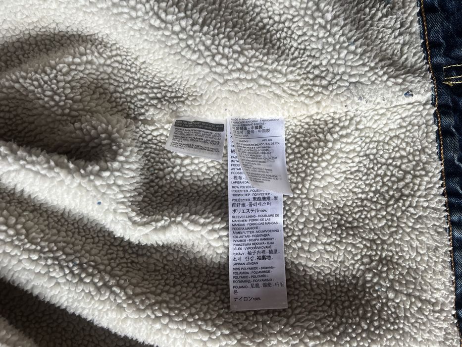 Оригинално кожено и дънково яке “Levi*s”