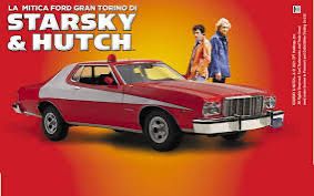 Macheta construibila scara 1/8 Ford Torino Starsky & Hutch kit complet