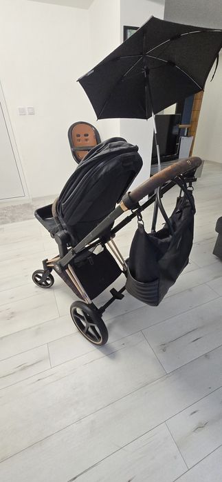 Количка Cybex Priam Rose Gold + аксесоари