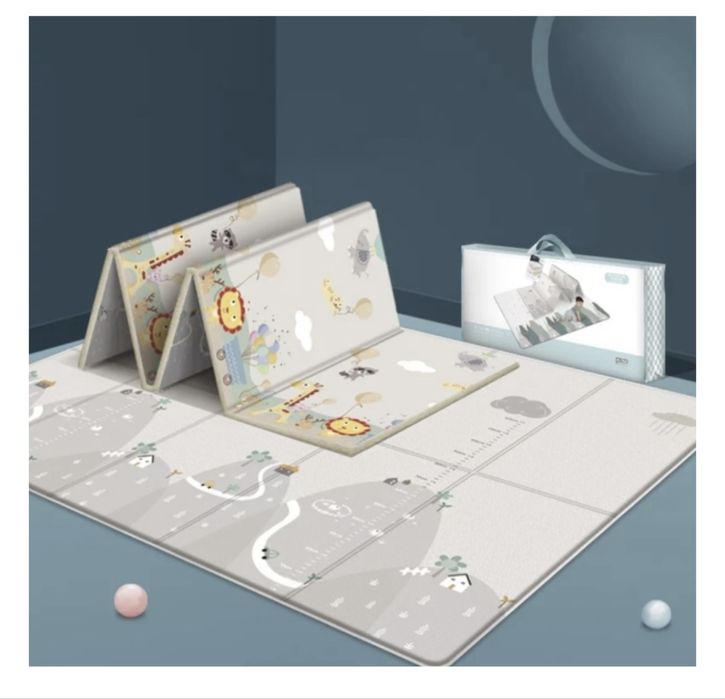 Детский коврик двусторонний