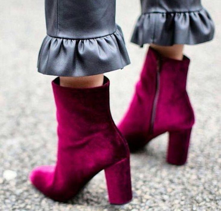 Botine noi catifea 39