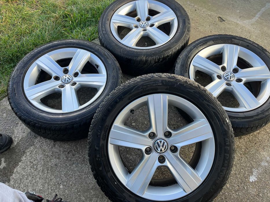 JANTE 16 VW GOLF7 Passat Jetta Touran CADDY Anvelope M+S 205/55/16