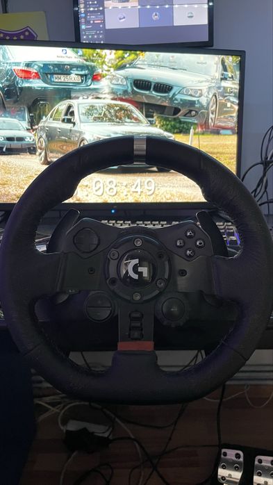 Vând volan Logitech G923 TrueForce + Schimbator