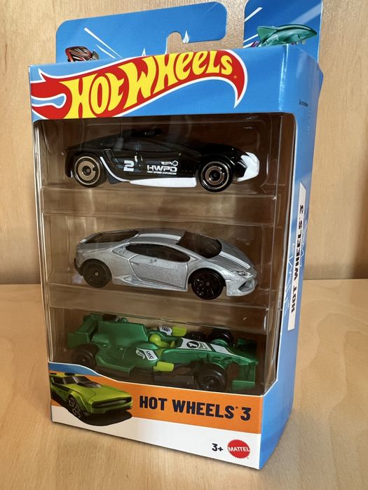 Mattel Set cu 3 mașinuțe Hot Wheels