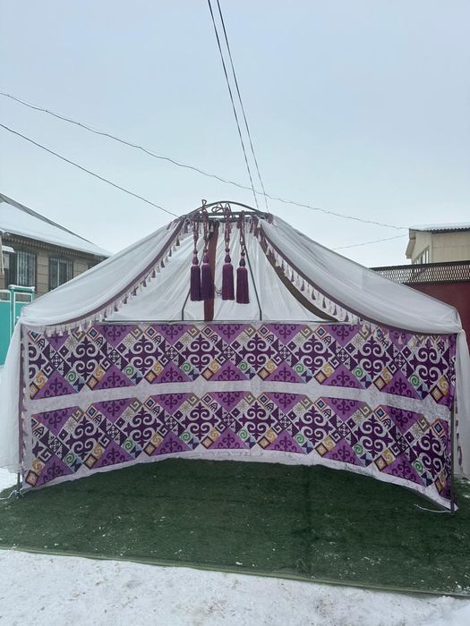 Жартылай киіз үй жалға беріледі