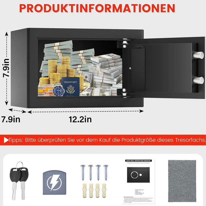 Seif Metalic cu Amprenta - import Germania - Nou !