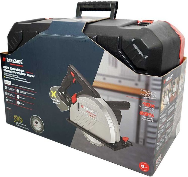 Нов Акумулаторен циркуляр за метал Parkside Performance 20V
