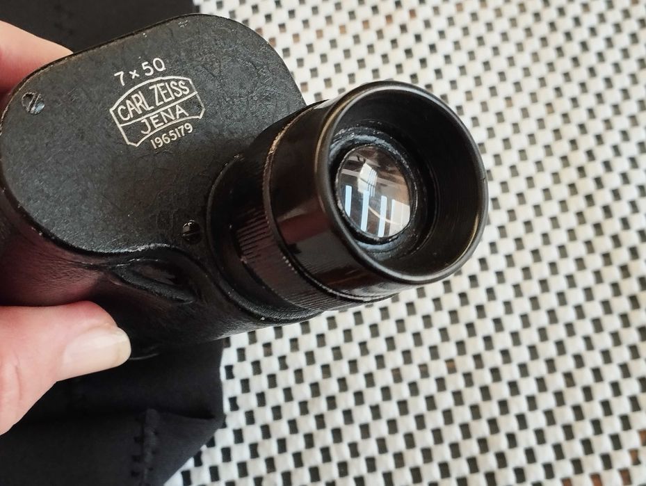 ТОП Немски Рядък Монокъл Carl Zeiss Jena Binoctarmo 7x50