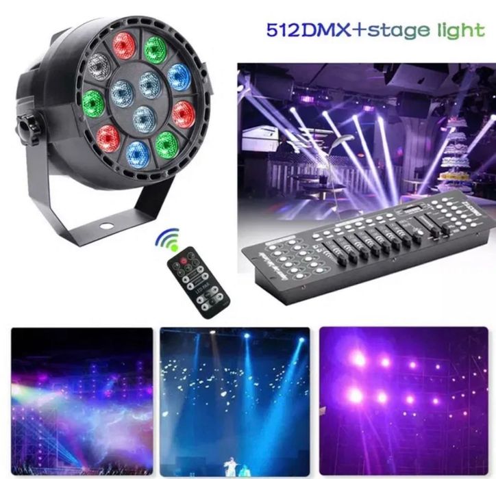 LED Диско осветление UKing, UV светлина, Гласов контрол