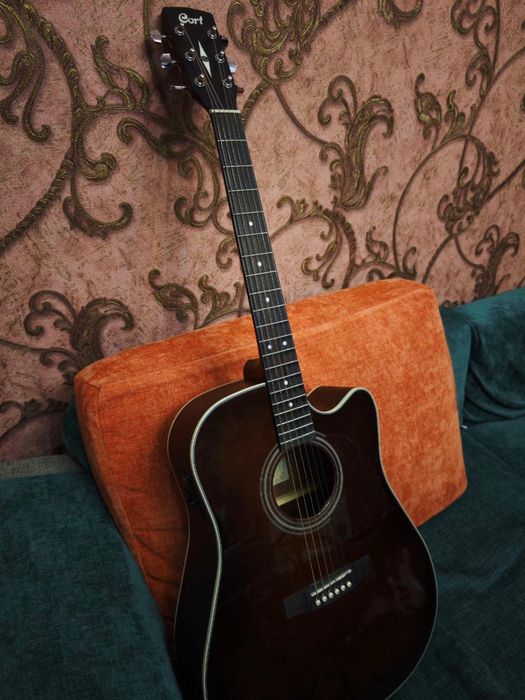 Акустическая гитара Cort MR500E Open Pore Brown с подключением