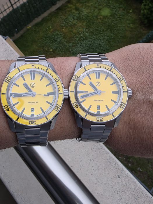 Zelos Swordfish 42mm SS Ember Orange