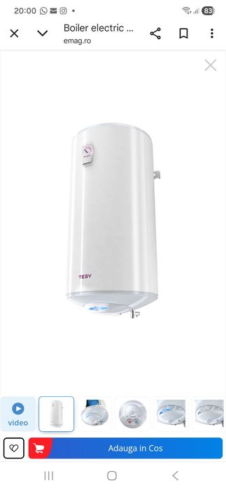 Boiler electri Tesy 80l