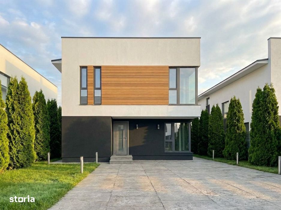 Ansamblu privat de case individuale, 5 camere, Toate utilitatile