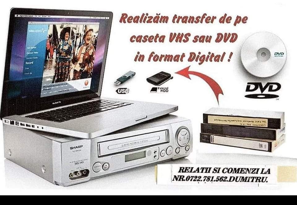 Copiere casete vhs pe stik USB
