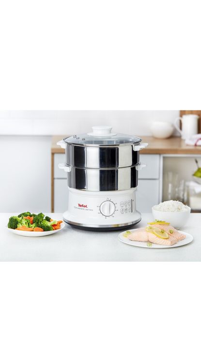 Aparat de gatit cu aburi Tefal VC145130, 900W, 6 L, timer de 60 de min