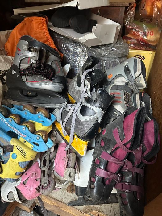 Роликиковые коньки-5шт