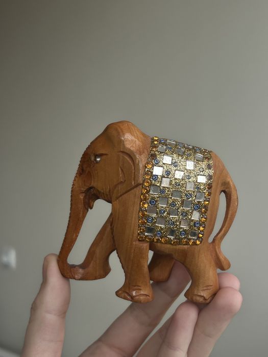 Дървени фигурки Слончета