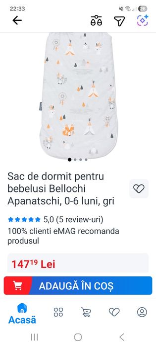 Sac de dormit bebelusi