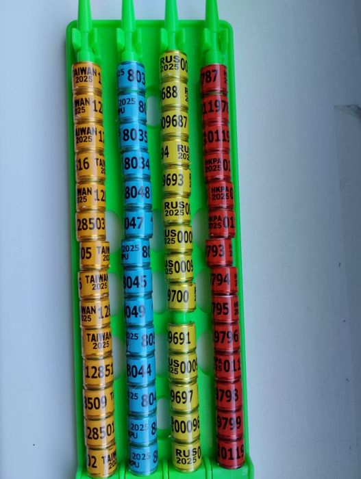 Кольца для голубей 8 мм на 2025 год