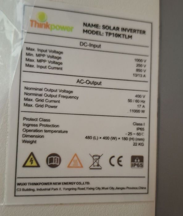 Invertor Solnichniy sotlad azgincha ishlatilgan 10kw narx kelshamiz