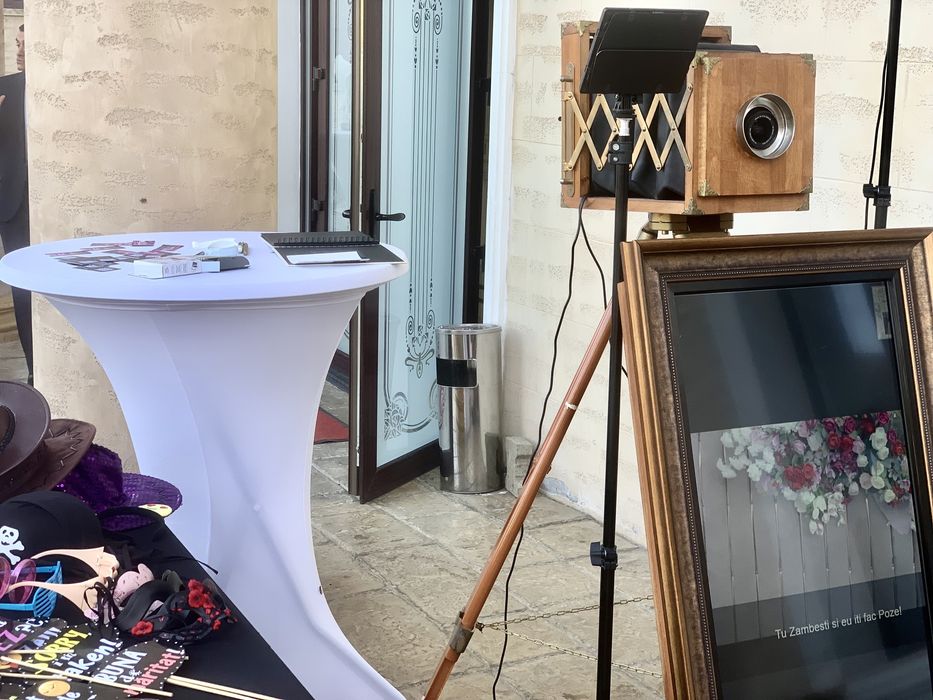 Oglinda foto fotoboth platforma 360 selfie gheata carbonica