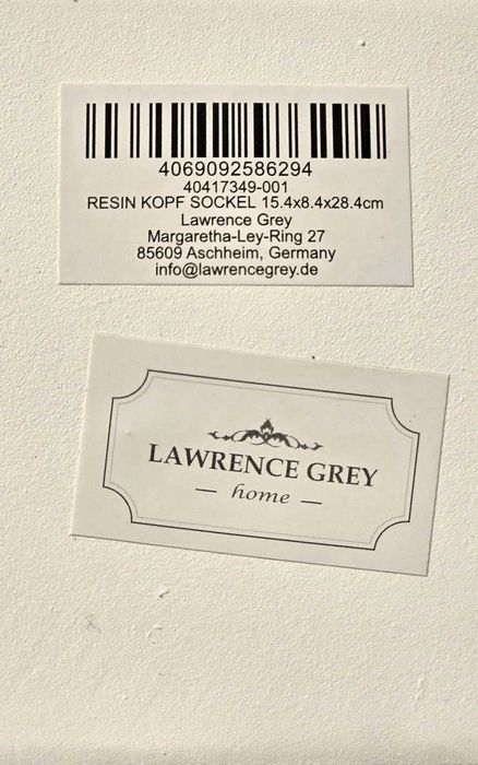 Statuie decorativa Lawrence Grey Home 28.4cm inaltime