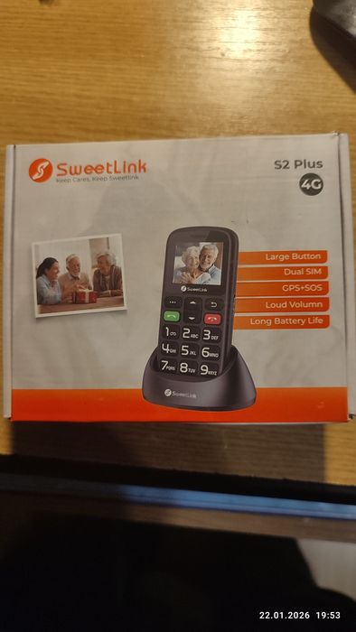 Telefon pt seniori, 4g, dual sim