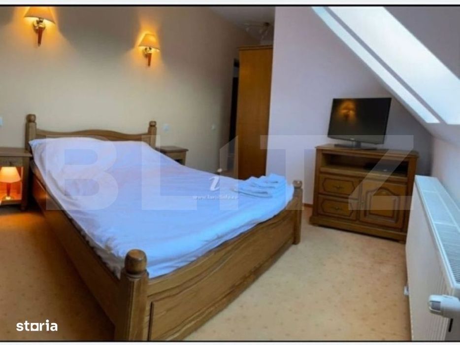 Cabana cu 5 dormitoare, 250 mpu, 700 teren la Ranca
