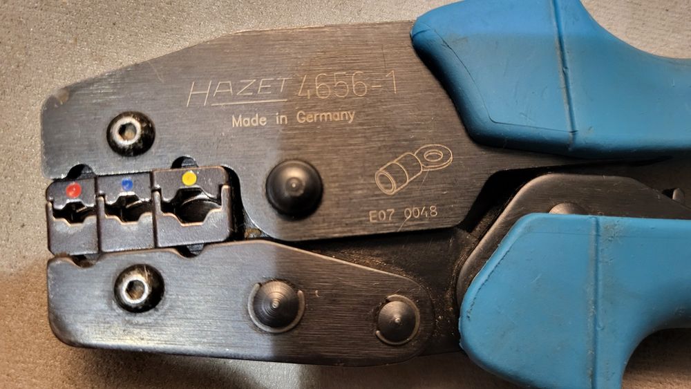 Cleste profesional sertizat cabluri Hazet 4656-1