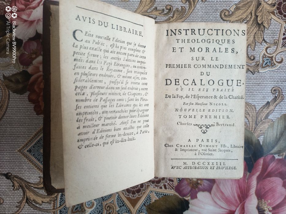 Carte religioasa din 1723 foarte rara coperti piele