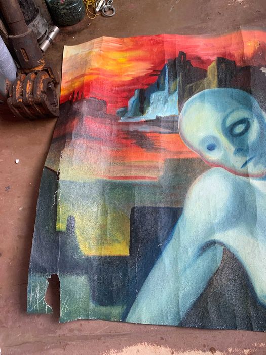 стара   картина,