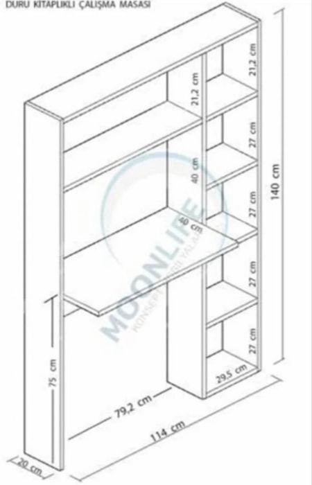 Компьютерный стол белый