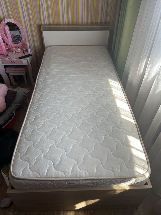 Vand pat copil mobexpert 90 latime/ 200 lungime cu saltea premium